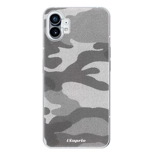 Odolné silikónové puzdro iSaprio - Gray Camuflage 02 - Nothing Phone (1)