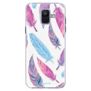 Plastové puzdro iSaprio - Feather Pattern 10 - Samsung Galaxy A6