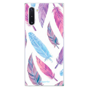Odolné silikónové puzdro iSaprio - Feather Pattern 10 - Samsung Galaxy Note 10
