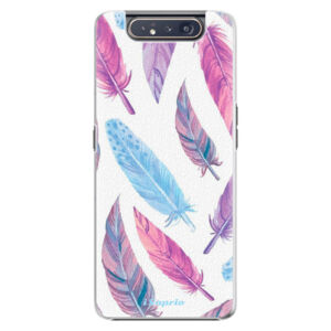 Plastové puzdro iSaprio - Feather Pattern 10 - Samsung Galaxy A80