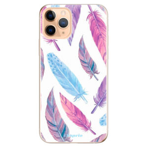Odolné silikónové puzdro iSaprio - Feather Pattern 10 - iPhone 11 Pro