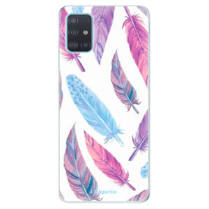 Odolné silikónové puzdro iSaprio - Feather Pattern 10 - Samsung Galaxy A51