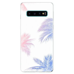 Odolné silikonové pouzdro iSaprio - Digital Palms 10 - Samsung Galaxy S10
