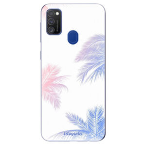 Odolné silikónové puzdro iSaprio - Digital Palms 10 - Samsung Galaxy M21