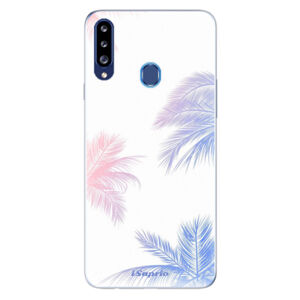 Odolné silikónové puzdro iSaprio - Digital Palms 10 - Samsung Galaxy A20s