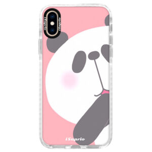 Silikónové púzdro Bumper iSaprio - Panda 01 - iPhone XS