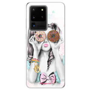 Odolné silikónové puzdro iSaprio - Donuts 10 - Samsung Galaxy S20 Ultra