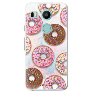 Plastové puzdro iSaprio - Donuts 11 - LG Nexus 5X