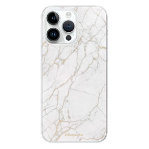 Odolné silikónové puzdro iSaprio - GoldMarble 13 - iPhone 15 Pro Max