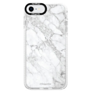 Silikónové puzdro Bumper iSaprio - SilverMarble 14 - iPhone SE 2020