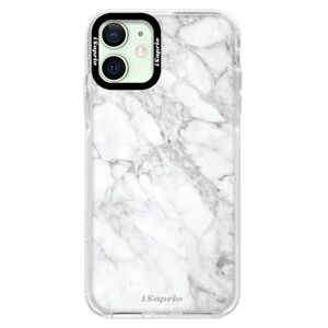 Silikónové puzdro Bumper iSaprio - SilverMarble 14 - iPhone 12