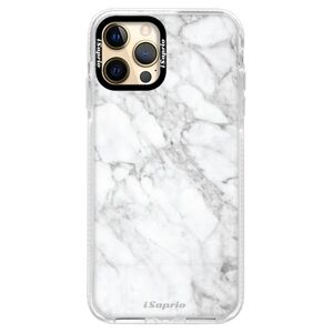 Silikónové puzdro Bumper iSaprio - SilverMarble 14 - iPhone 12 Pro Max