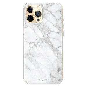 Odolné silikónové puzdro iSaprio - SilverMarble 14 - iPhone 12 Pro Max