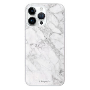 Odolné silikónové puzdro iSaprio - SilverMarble 14 - iPhone 15 Pro Max