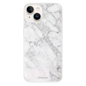 Odolné silikónové puzdro iSaprio - SilverMarble 14 - iPhone 15 Plus
