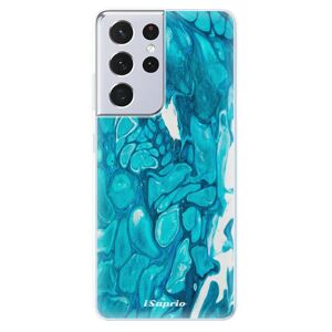 Odolné silikónové puzdro iSaprio - BlueMarble 15 - Samsung Galaxy S21 Ultra