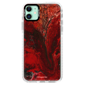 Silikónové puzdro Bumper iSaprio - RedMarble 17 - iPhone 11