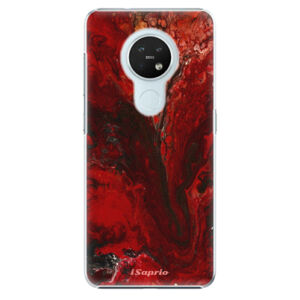 Plastové puzdro iSaprio - RedMarble 17 - Nokia 7.2