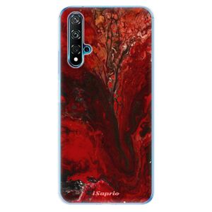 Odolné silikónové puzdro iSaprio - RedMarble 17 - Huawei Nova 5T