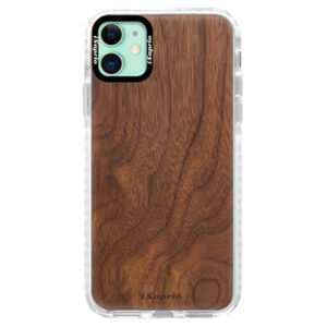 Silikónové puzdro Bumper iSaprio - Wood 10 - iPhone 11