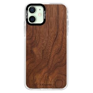 Silikónové puzdro Bumper iSaprio - Wood 10 - iPhone 12