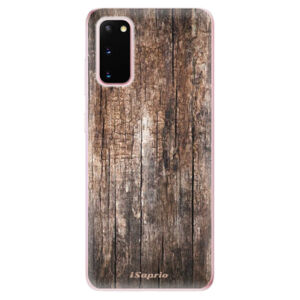 Odolné silikónové puzdro iSaprio - Wood 11 - Samsung Galaxy S20