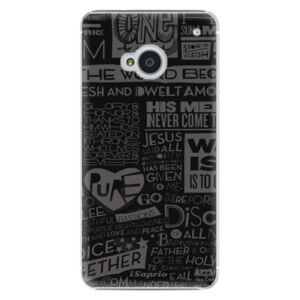 Plastové puzdro iSaprio - Text 01 - HTC One M7