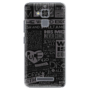 Plastové puzdro iSaprio - Text 01 - Asus ZenFone 3 Max ZC520TL