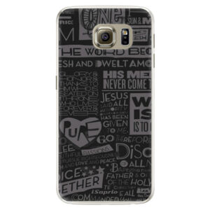 Silikónové puzdro iSaprio - Text 01 - Samsung Galaxy S6 Edge