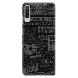 Plastové puzdro iSaprio - Text 01 - Samsung Galaxy A70
