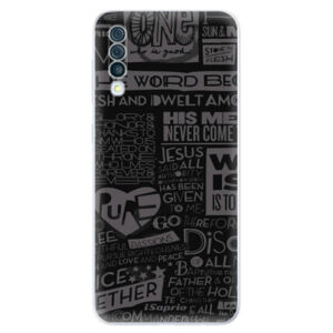 Odolné silikónové puzdro iSaprio - Text 01 - Samsung Galaxy A50
