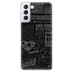 Odolné silikónové puzdro iSaprio - Text 01 - Samsung Galaxy S21+