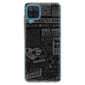 Plastové puzdro iSaprio - Text 01 - Samsung Galaxy A12
