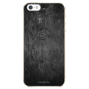 Plastové puzdro iSaprio - Black Wood 13 - iPhone 5/5S/SE