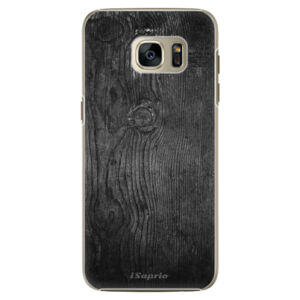 Plastové puzdro iSaprio - Black Wood 13 - Samsung Galaxy S7