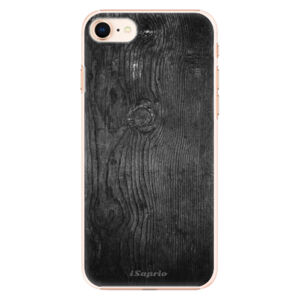 Plastové puzdro iSaprio - Black Wood 13 - iPhone 8