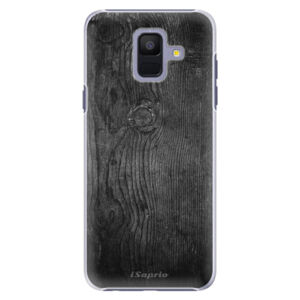Plastové puzdro iSaprio - Black Wood 13 - Samsung Galaxy A6