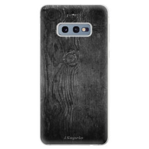 Odolné silikonové pouzdro iSaprio - Black Wood 13 - Samsung Galaxy S10e