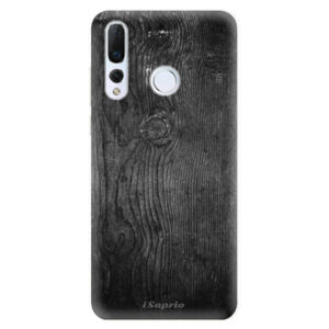 Odolné silikonové pouzdro iSaprio - Black Wood 13 - Huawei Nova 4