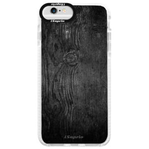 Silikónové púzdro Bumper iSaprio - Black Wood 13 - iPhone 6/6S