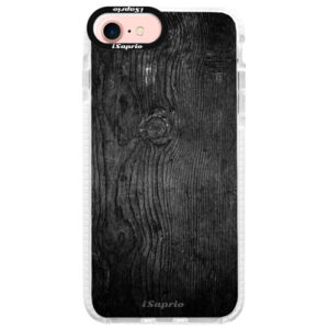 Silikónové púzdro Bumper iSaprio - Black Wood 13 - iPhone 7