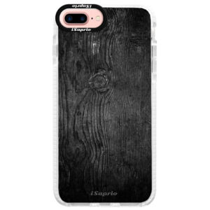 Silikónové púzdro Bumper iSaprio - Black Wood 13 - iPhone 7 Plus