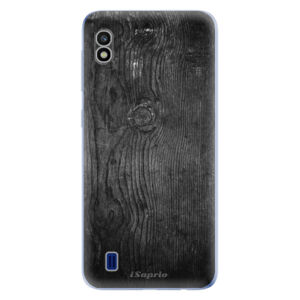 Odolné silikónové puzdro iSaprio - Black Wood 13 - Samsung Galaxy A10