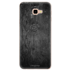 Odolné silikónové puzdro iSaprio - Black Wood 13 - Samsung Galaxy J4+