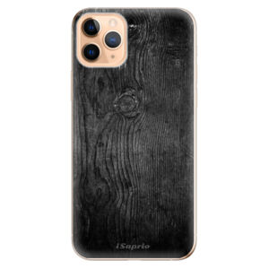 Odolné silikónové puzdro iSaprio - Black Wood 13 - iPhone 11 Pro Max