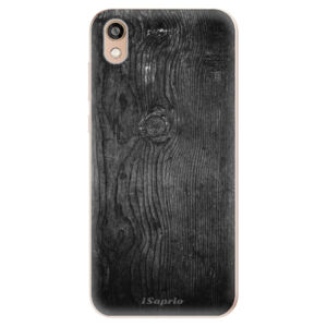 Odolné silikónové puzdro iSaprio - Black Wood 13 - Huawei Honor 8S