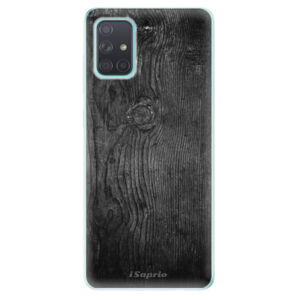 Odolné silikónové puzdro iSaprio - Black Wood 13 - Samsung Galaxy A71