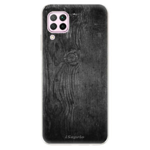 Odolné silikónové puzdro iSaprio - Black Wood 13 - Huawei P40 Lite
