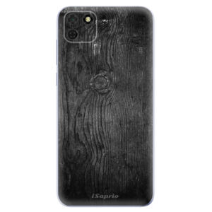 Odolné silikónové puzdro iSaprio - Black Wood 13 - Huawei Y5p