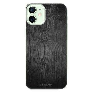 Plastové puzdro iSaprio - Black Wood 13 - iPhone 12 mini